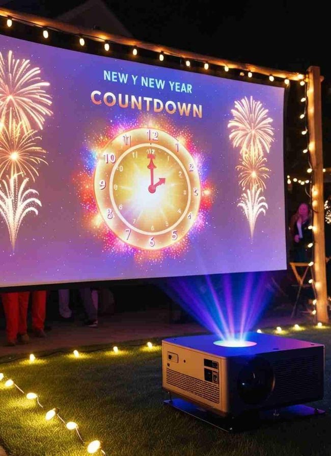 Projected Countdown Numbers Light