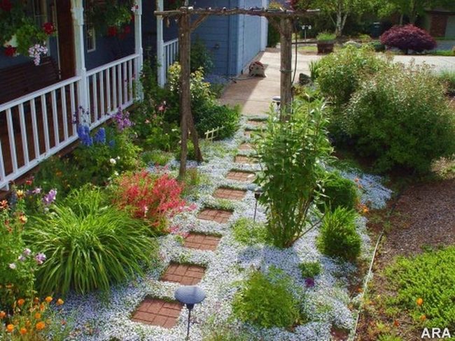 Light Blue Gravel Garden Pathways