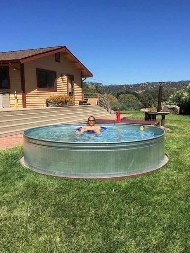 Metal Tub Garden Paradise