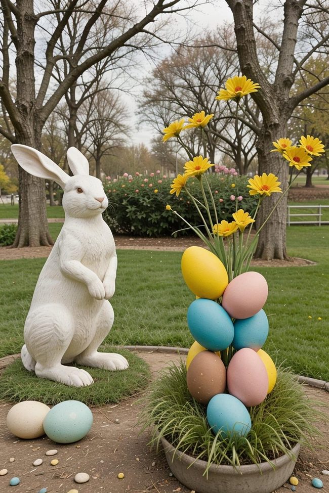 Backyard Bunny Displays Diy