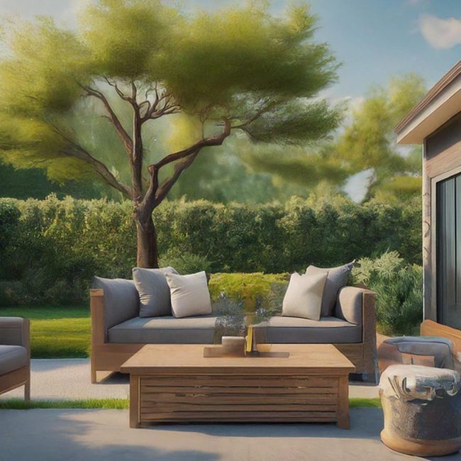 Backyard Dining Patio Space