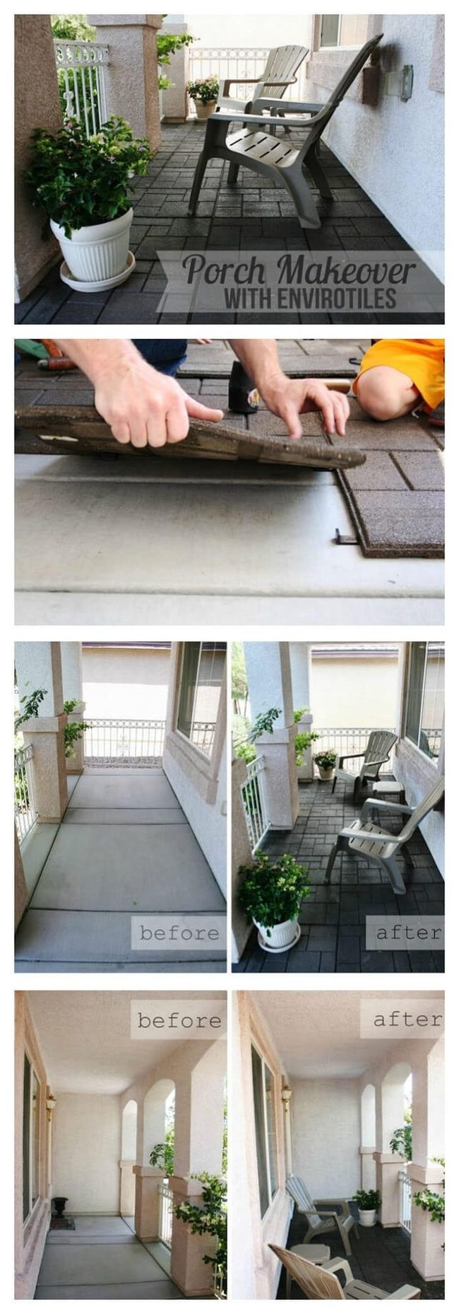 Eco-Friendly Tiles, Stunning Porch Welcome