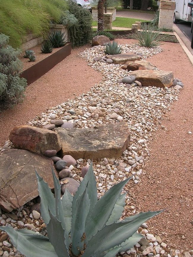 Desert Stone Pathways Through Zones