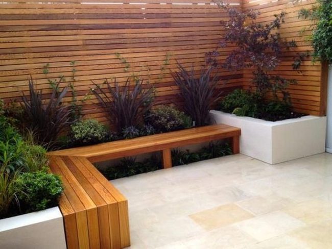 Purple Foliage Wooden Garden Retreat