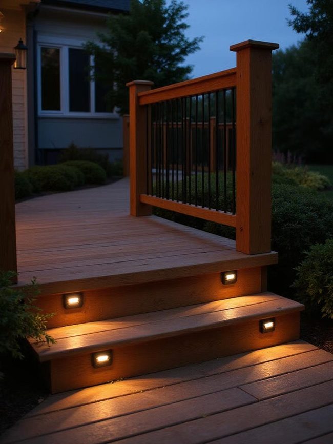 Solar Step Pendant Lamps For Evening Pathways