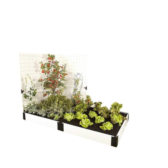 White Composite Garden Beds