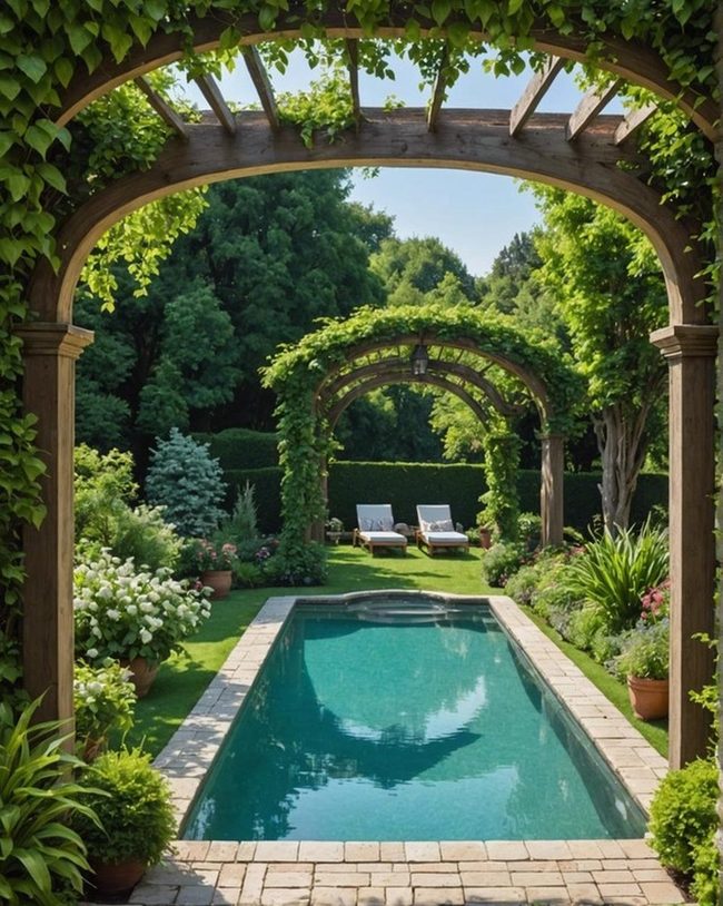 Open-Air Structures Frame Pool Zones