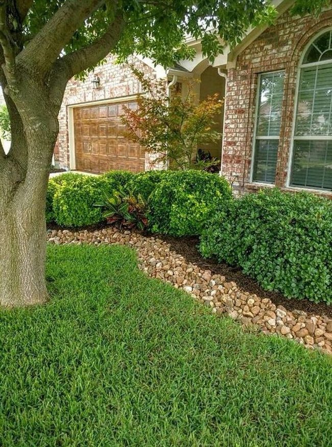Brick Home Lush Shade Tree