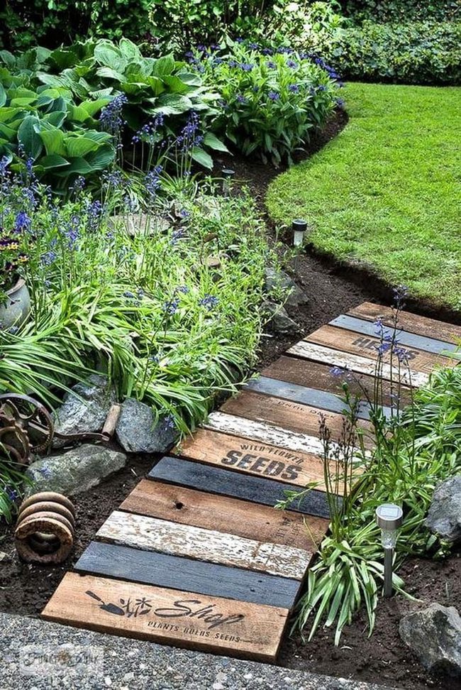 Wooden Path Through Green Sanctuary