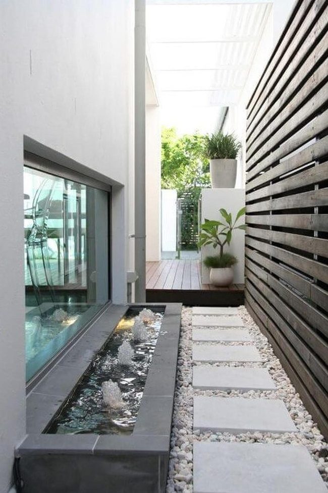 Fountain Passage With Natural Light