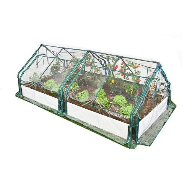 Recycled Materials Raised Garden Bed