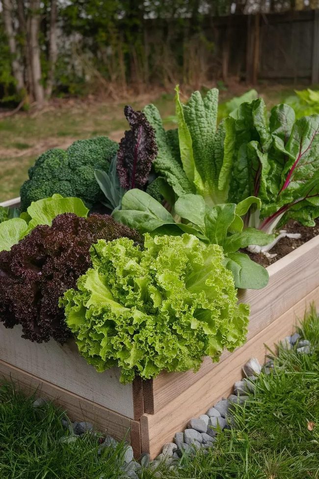 Fresh Leafy Green Harvest