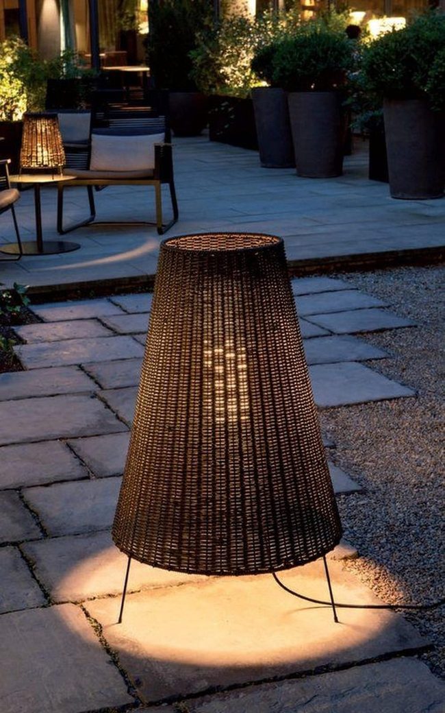 Cushioned Seating Among Living Plants