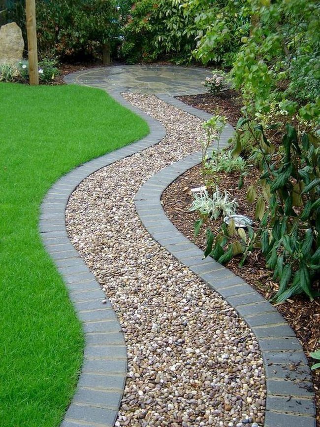 Stone Pathways Through Living Green
