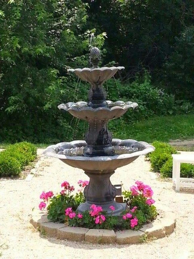 Sparkling Pine Cone Water Feature