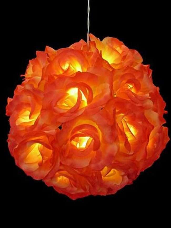 Glowing Flower Ball Pendant
