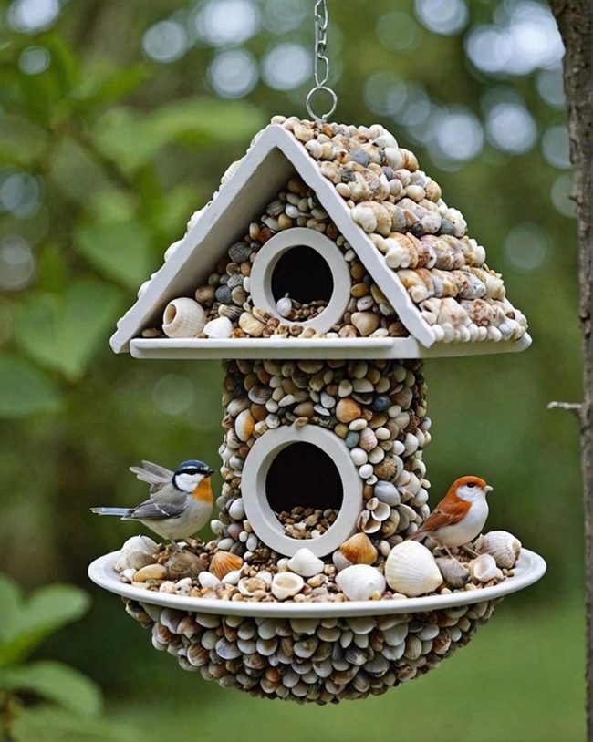 Shells and Seeds for Feathered Friends