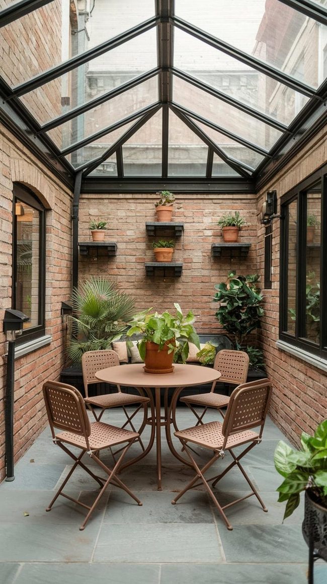 Small Round Table French Cafe
