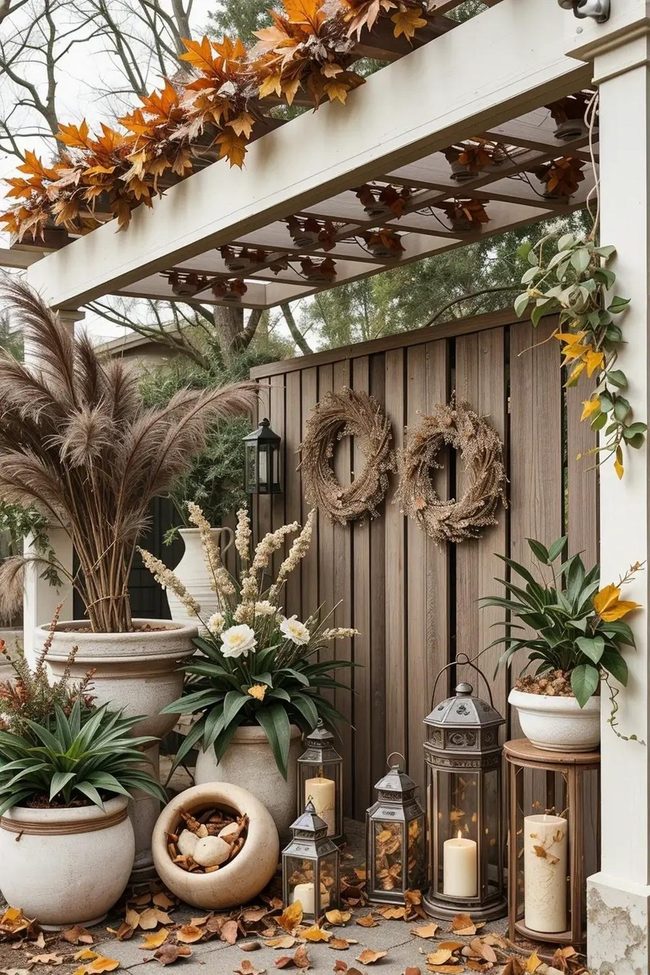 Autumn Foliage Alfresco Styling