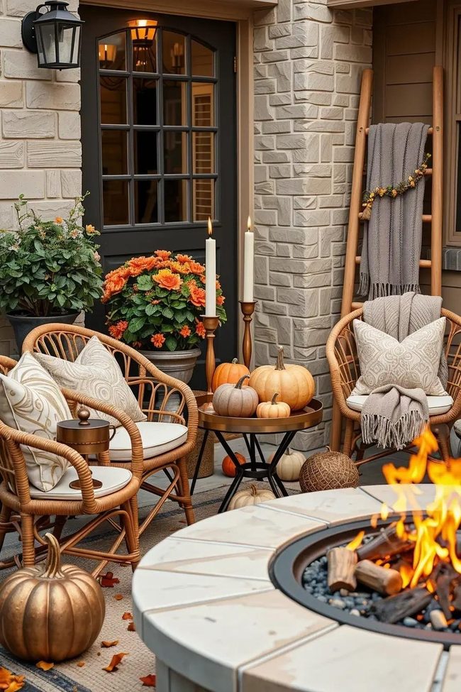Chromelic Fall Patio Corners
