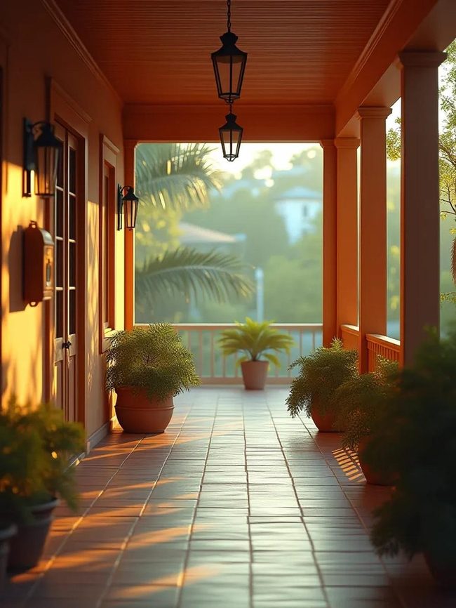 Smooth Glass Finish Porch Paint