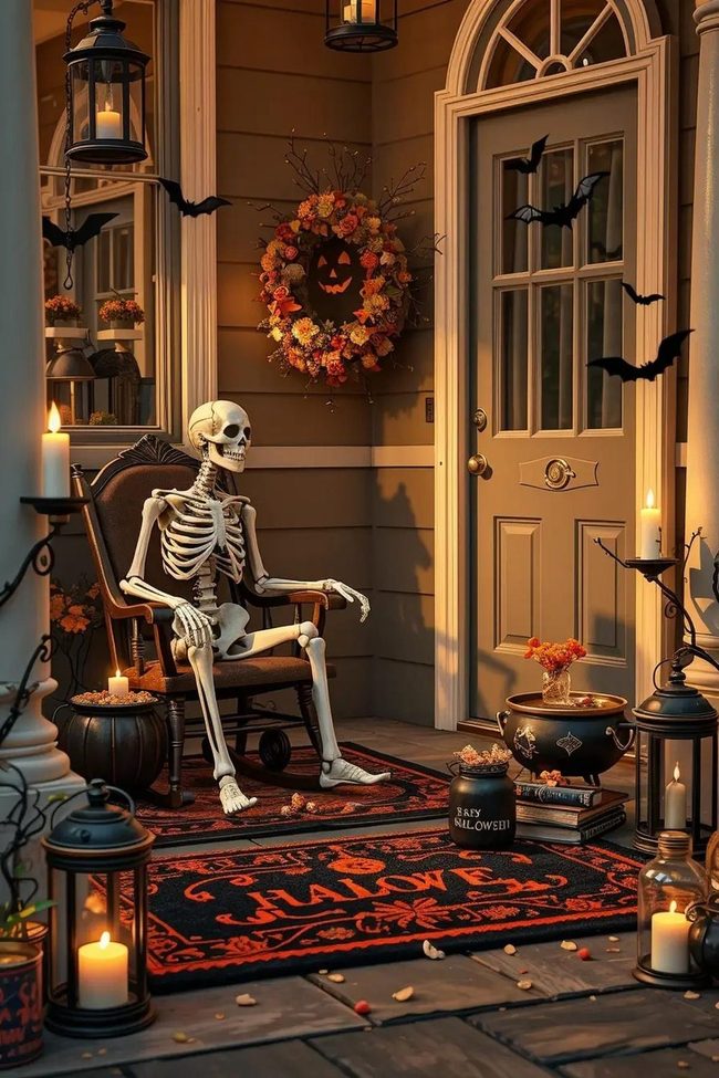 Witch Porch Welcome Mat