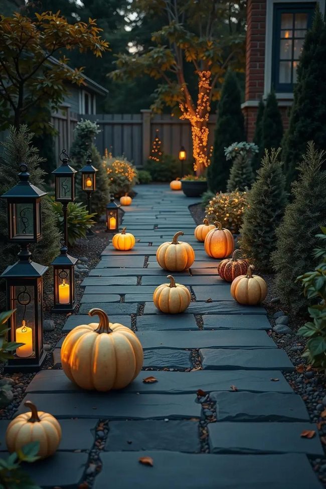 Amber Lanterns Lantern Pathways