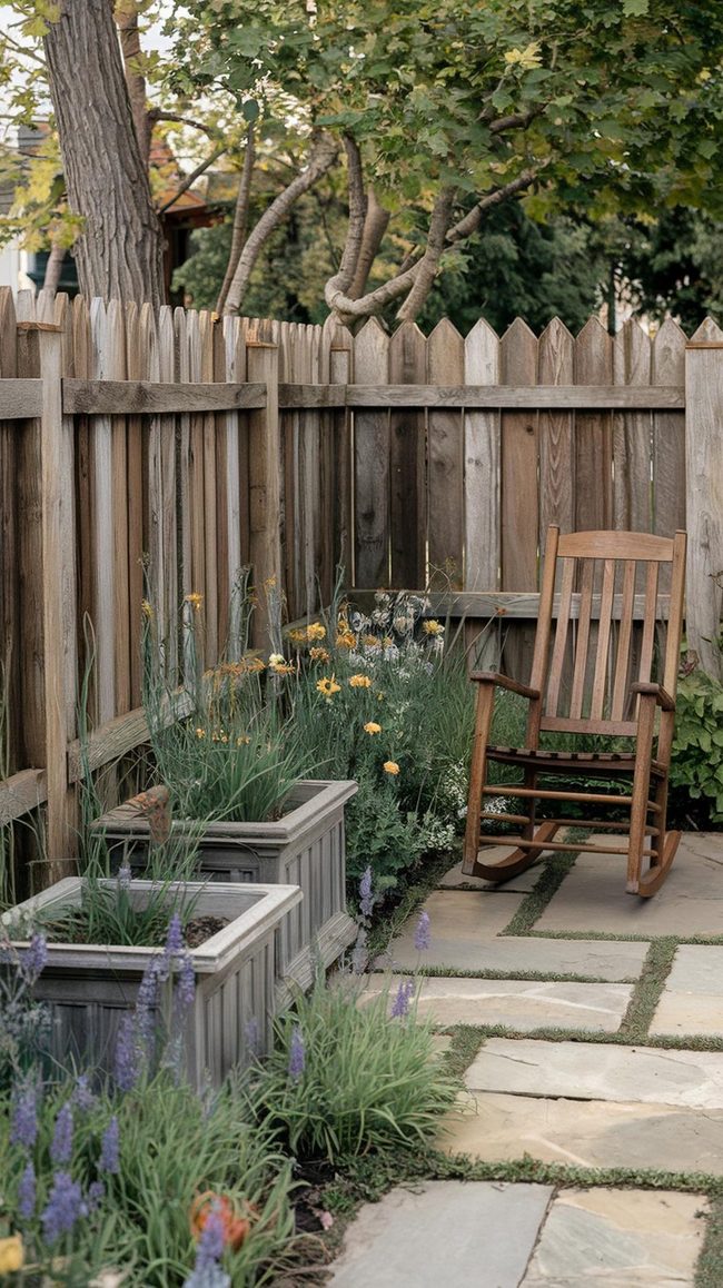 Weathered Walnut Fencing Reimagined