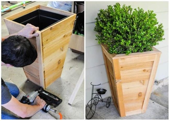 Wooden Garden Boxes Diy