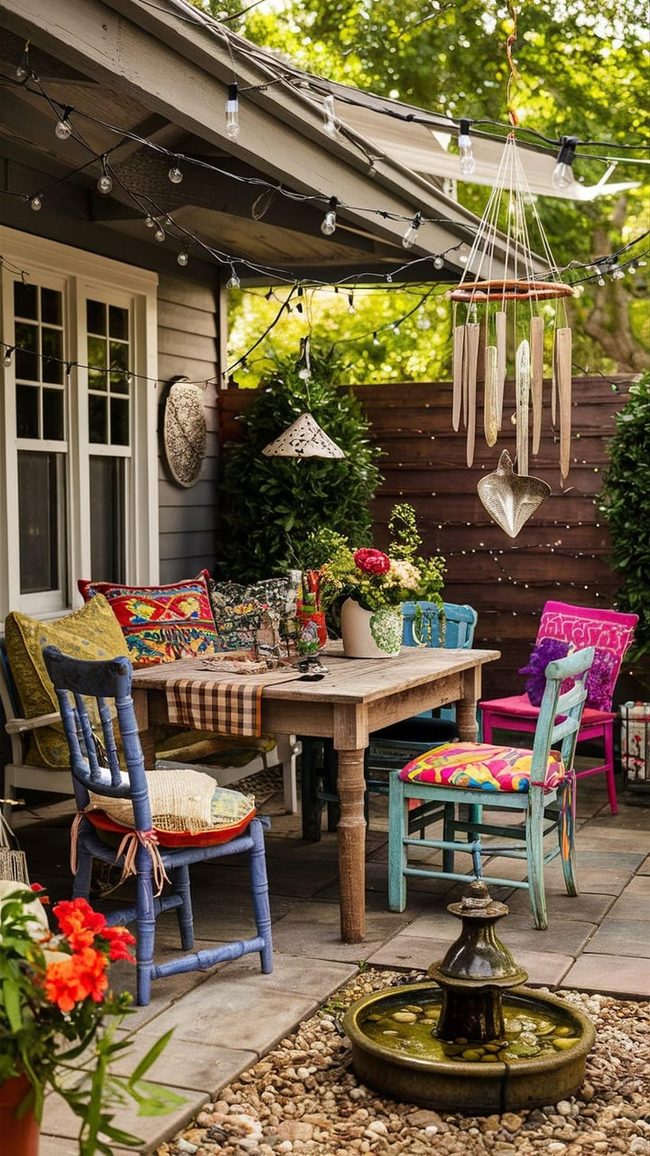 Backyard Brick Fire Pit