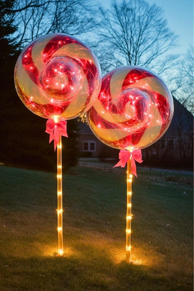 Candy Stripe Terrace Lights