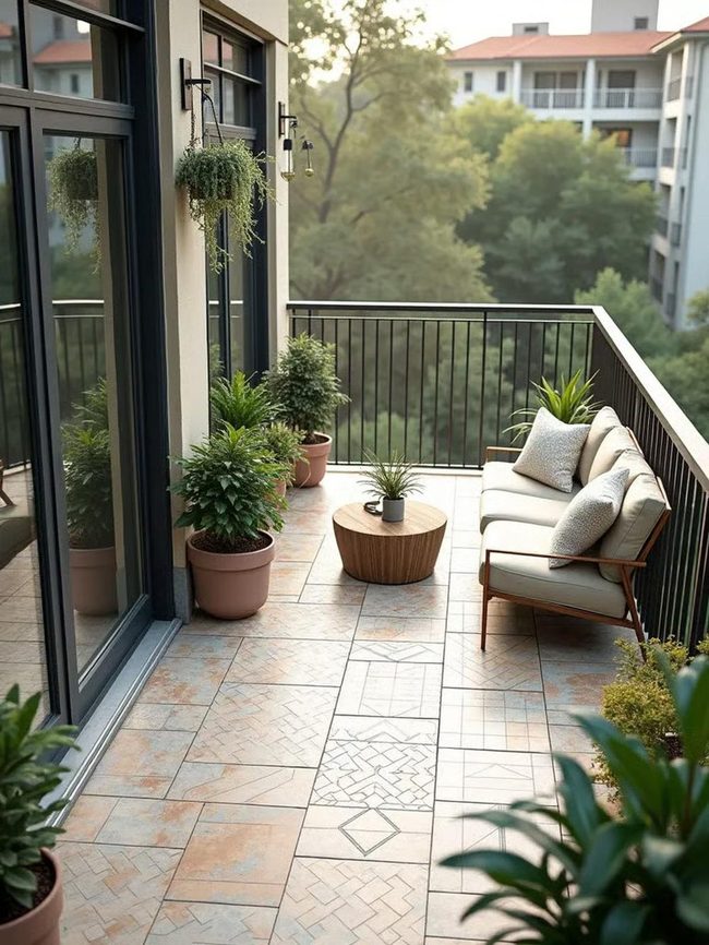 Durable Balcony Flooring Against Scratches
