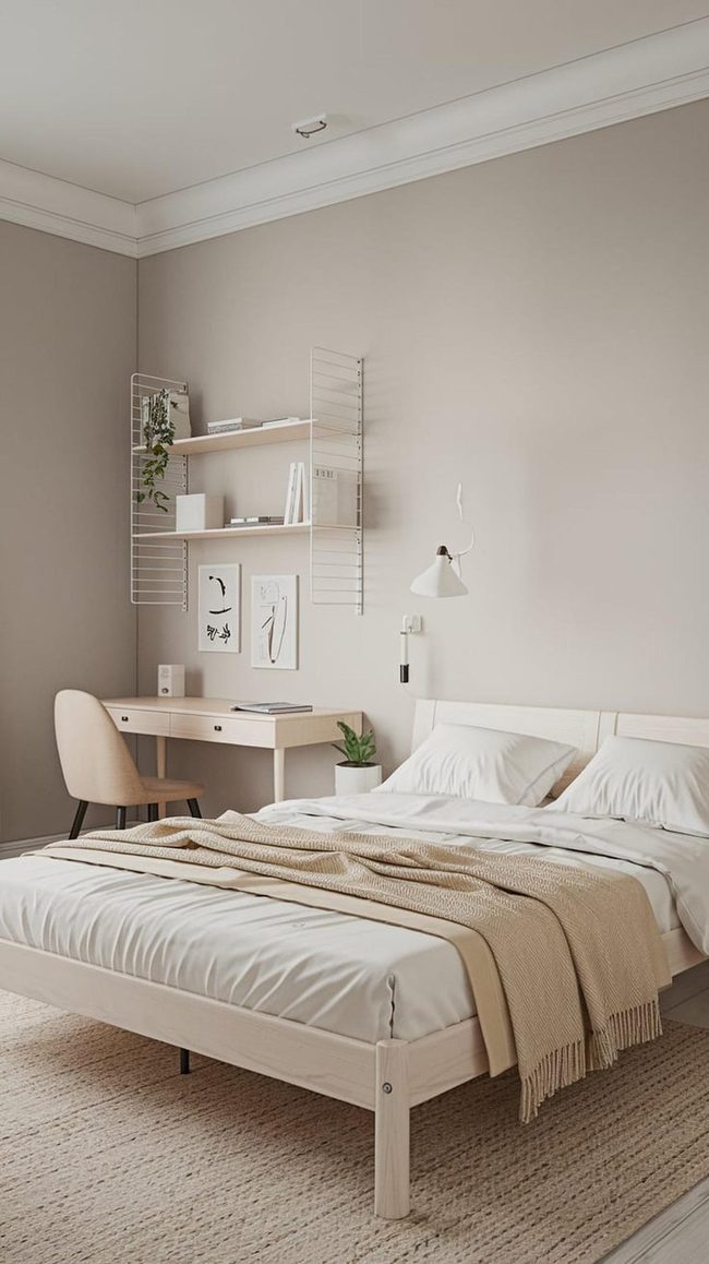 Clean Timber Architecture White