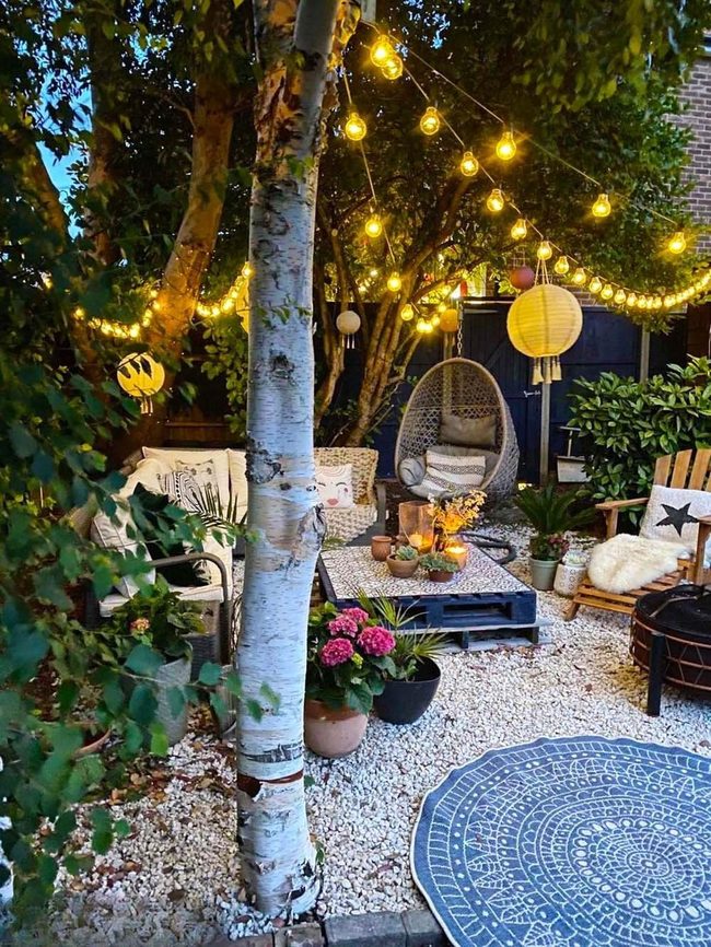 Starlit Garden Gathering Space
