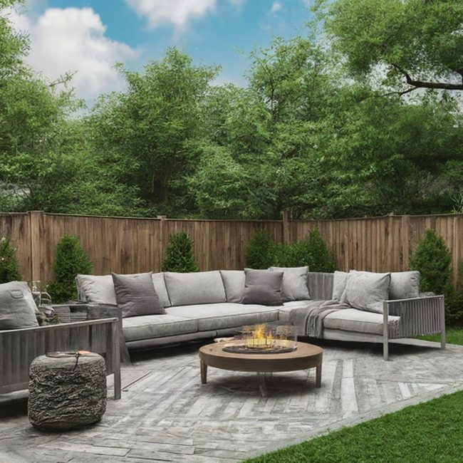 Circular Paver Ring Firepit