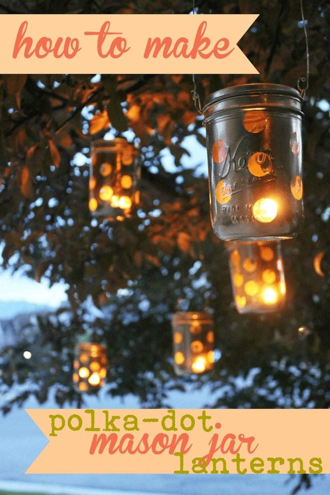 Handmade Jar Lights For Patios
