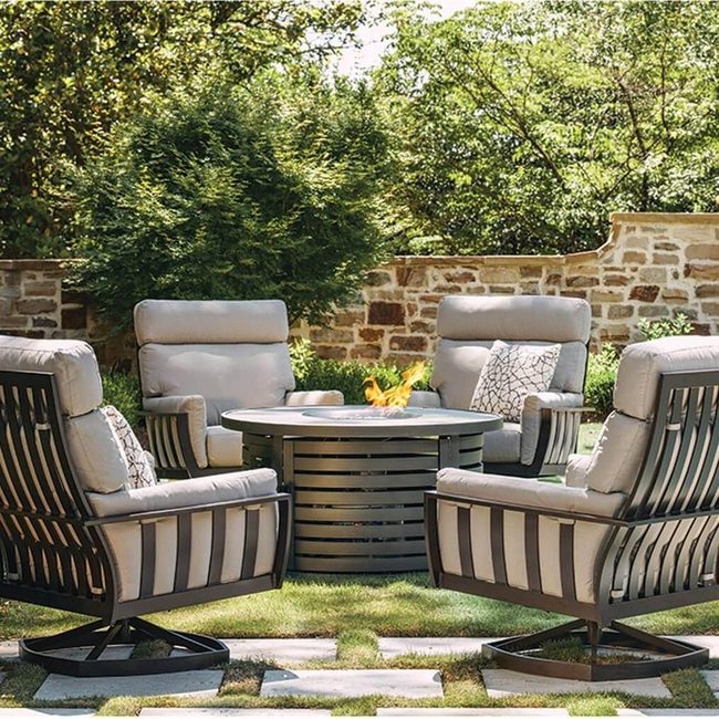 Striped Statement Chair Bold Lines