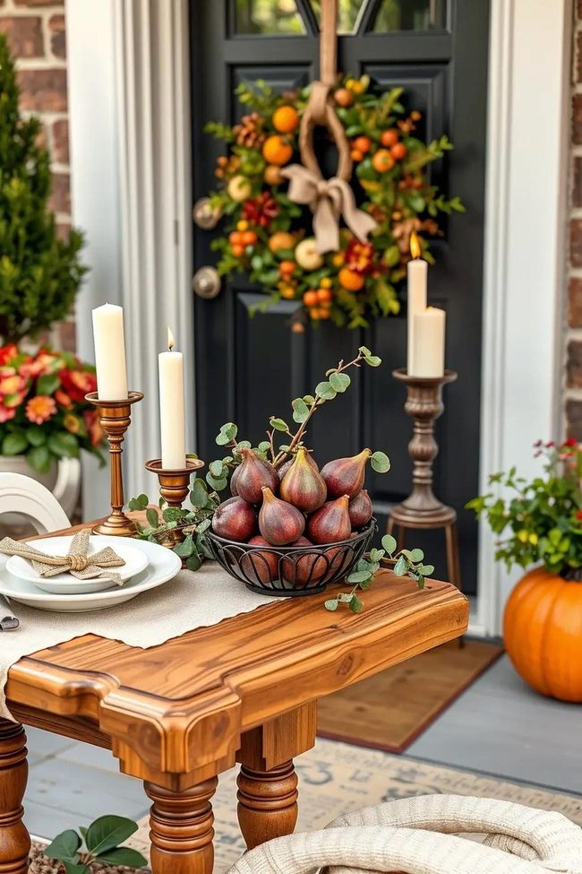 Harvest Table Front Porch Welcome