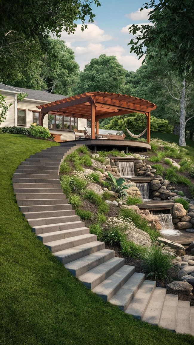 Stone Boulders Create Untreated Focal Points