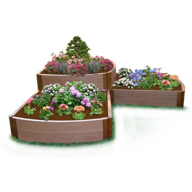 Stacked Blooms In Recycled Plastic