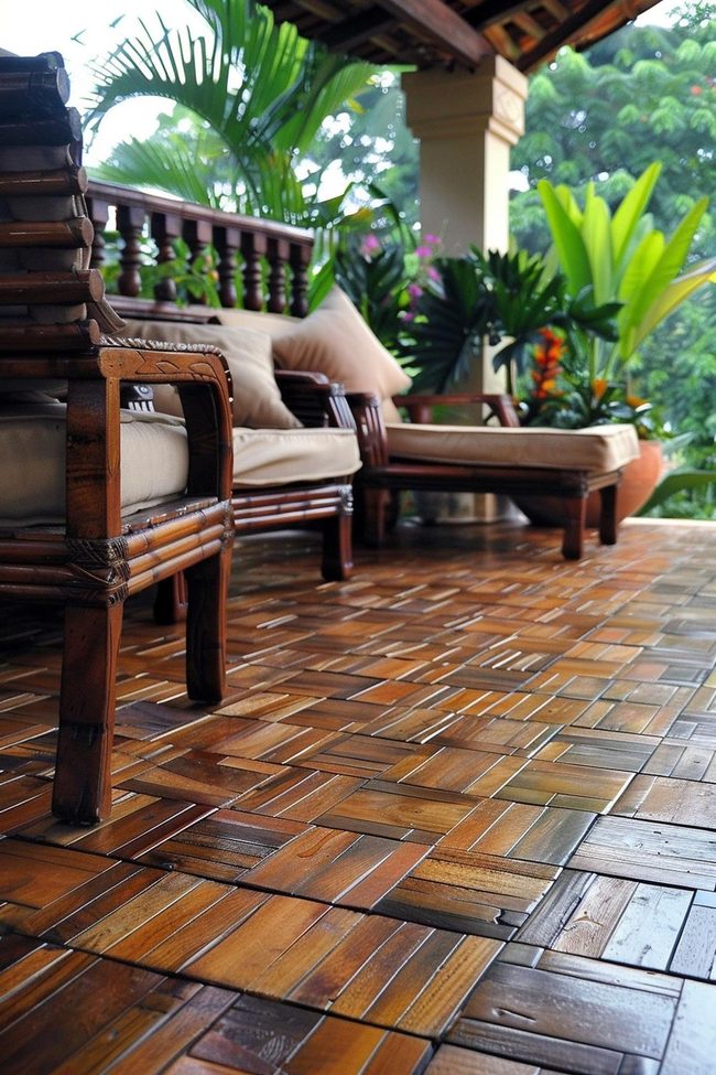 Waterproof Porcelain Wood-Look Tiles