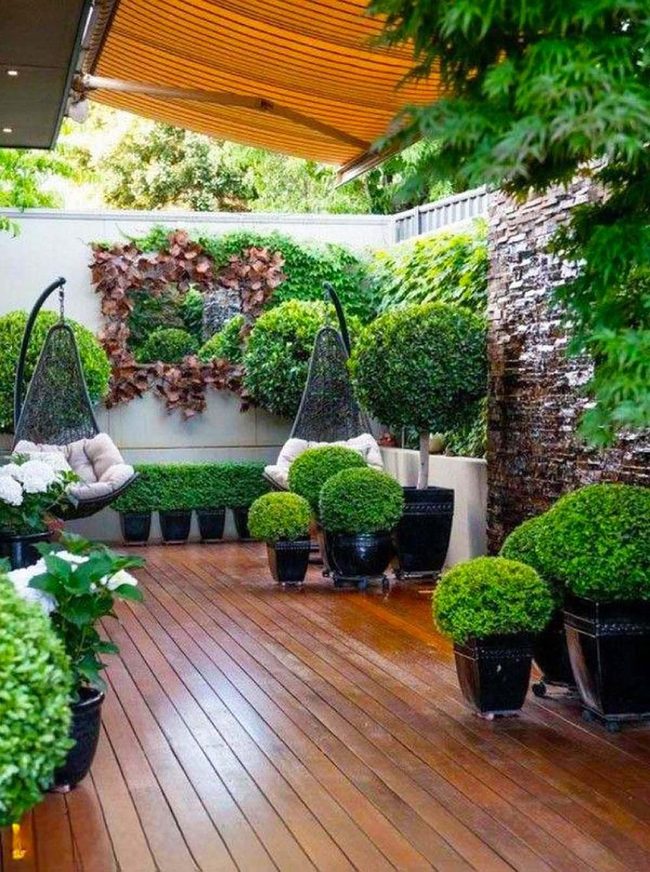 Black Spheres Green Sanctuary
