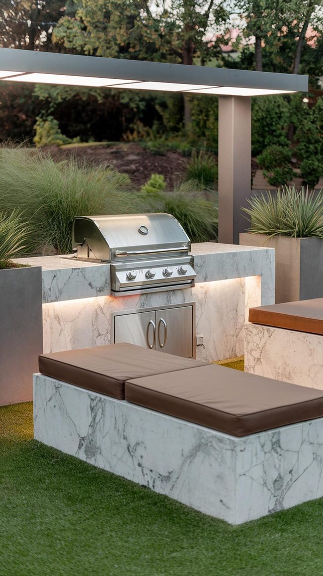 Current Stainless Steel Exterior Cooking Space