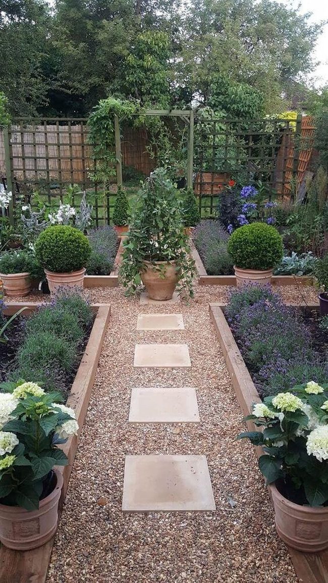 Lavender-Lined Pathways Through Scented Blooms