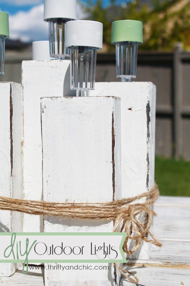 Wooden Solar Light Bases