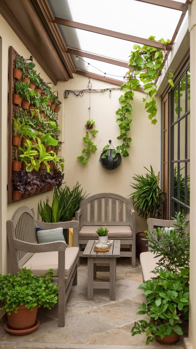 Green Vertical Garden Terrace