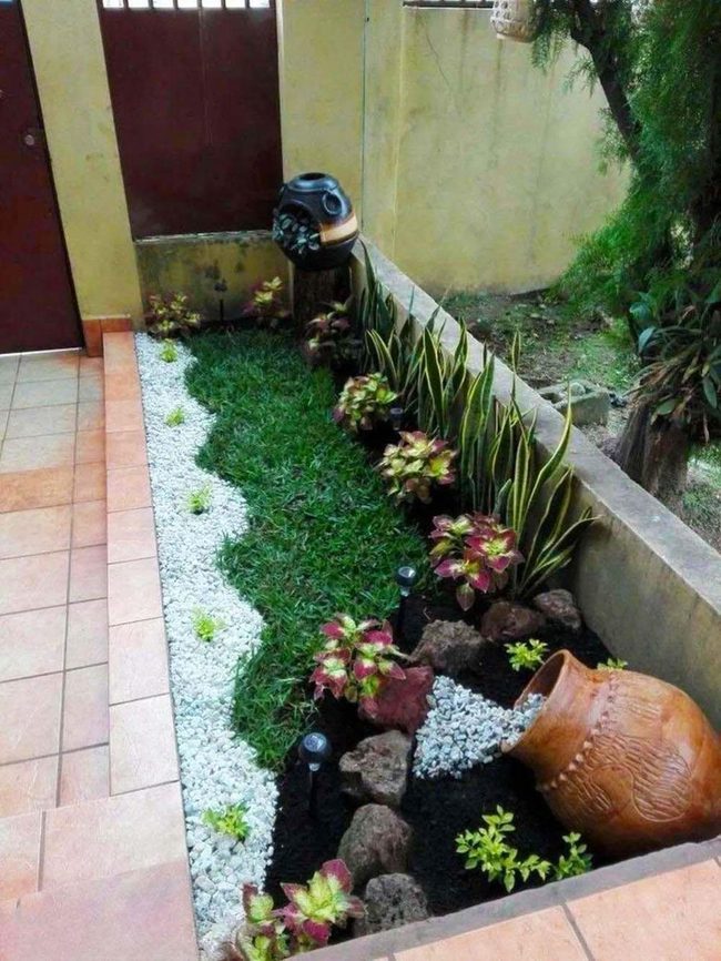 Toppled Pot Spills Garden Magic