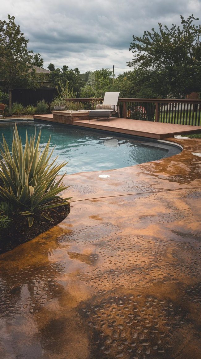 Small Pool Water Fountain Combo