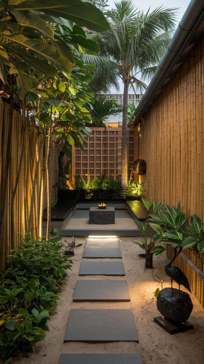 Eco-Conscious Bamboo Yard Fencing