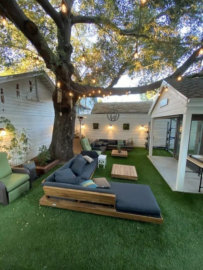 Ground Level Garden Lounging